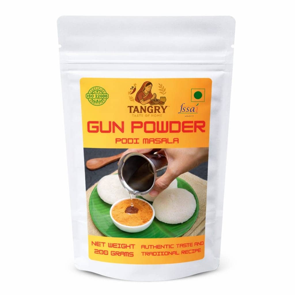 Gun Powder (Podi Masala) 100 g β Tangry Spices pouch, Jaipur