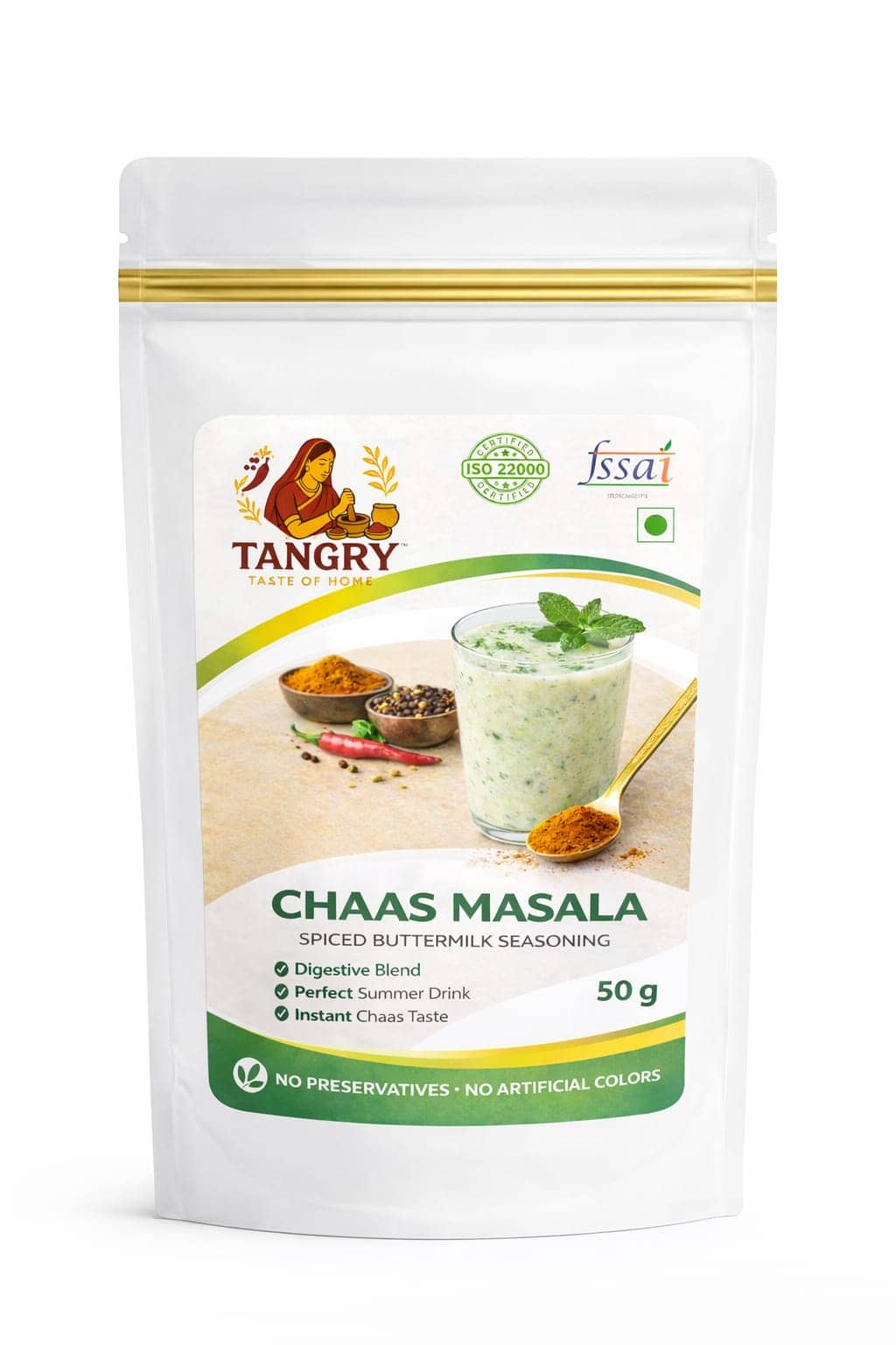 Chaas Masala 50 g β Tangry Spices pouch, Jaipur