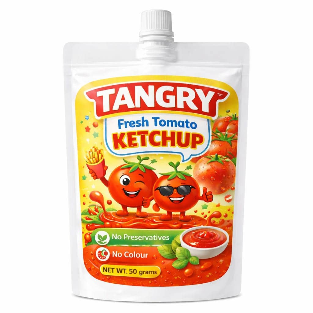 Fresh Tomato Ketchup 50 g β Tangry Spices pouch, Jaipur